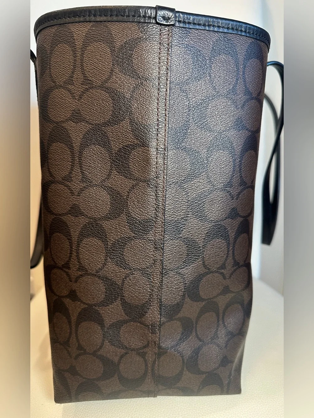 Coach brown signature